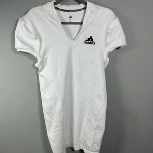 Adidas primeknit white football practice jersey new without tags